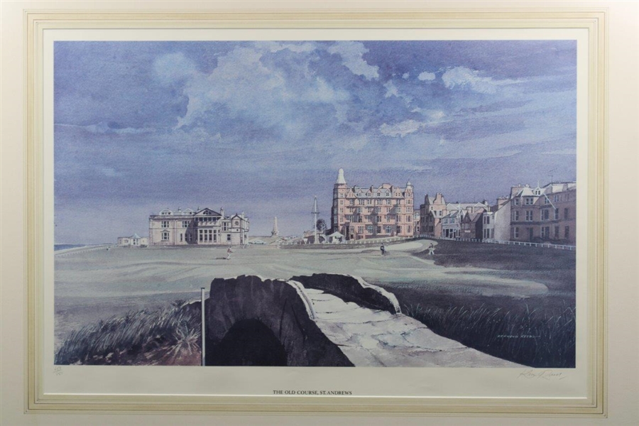 'The Old Course, St Andrews' Kenneth Reed Signed Ltd Ed 653/850 Print - Framed