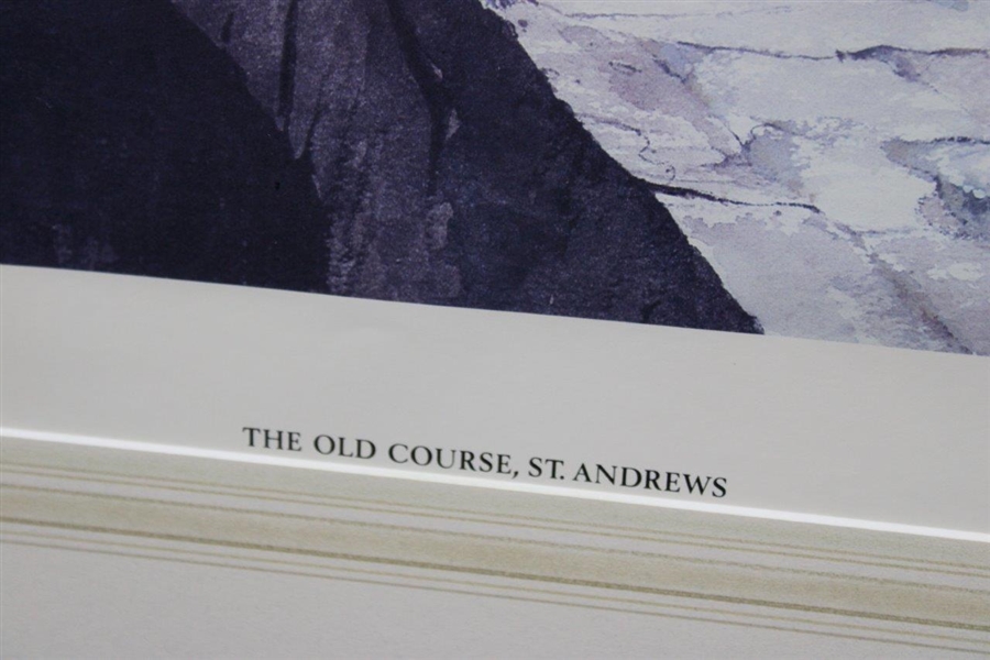 'The Old Course, St Andrews' Kenneth Reed Signed Ltd Ed 653/850 Print - Framed