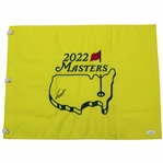 Scottie Scheffler Signed 2022 Masters Embroidered Flag JSA #YY07031
