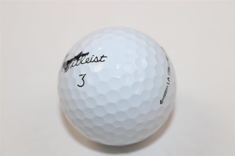 Justin Thomas Signed Titleist Golf Ball JSA ALOA