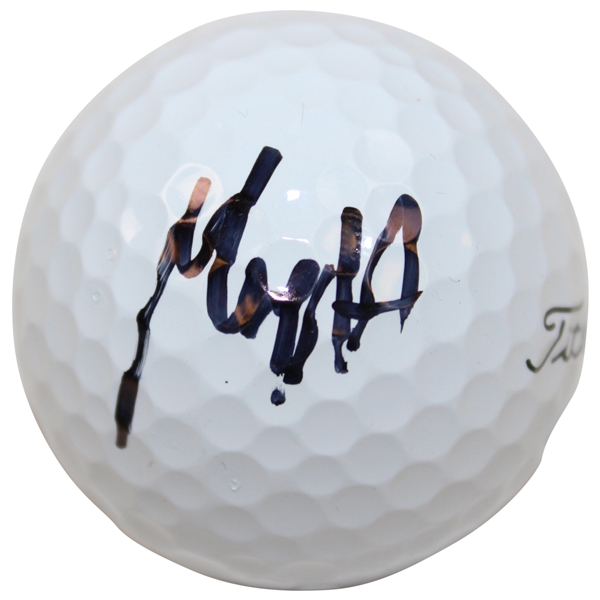 Max Homa Signed Titleist Golf Ball JSA ALOA