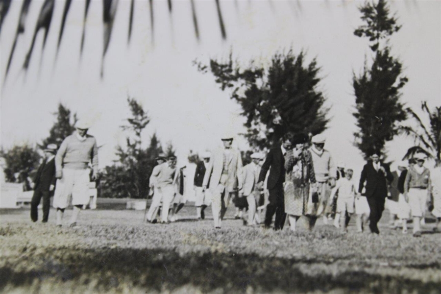 1928 Acme Wire Photo Gene Sarazen Defeats Farrell at Miami Open