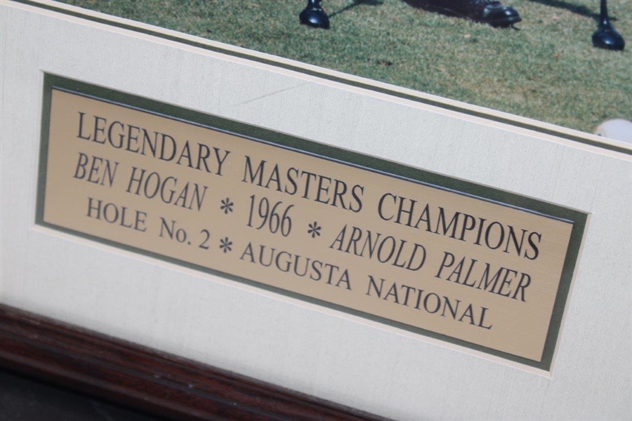Ben Hogan & Arnold Palmer 'Legendary Masters Champions' Display Photo - Framed