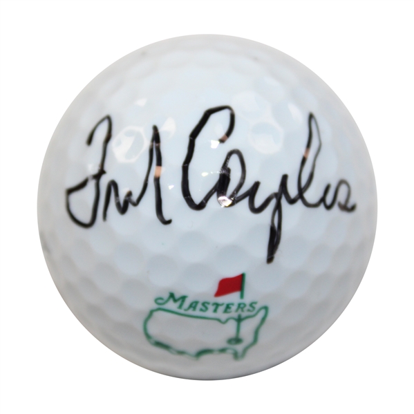 Fred Couples Signed Titleist Masters Logo Golf Ball JSA ALOA