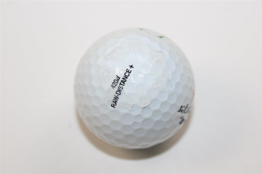 Arnold Palmer Signed Slazenger Masters Logo Golf Ball JSA ALOA