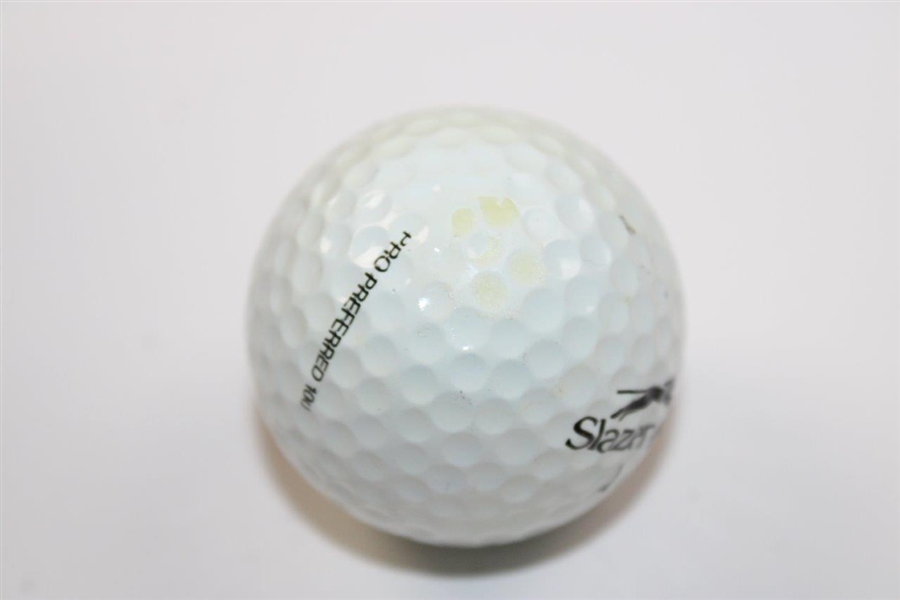 Nick Faldo Signed Slazenger Masters Logo Golf Ball with '96' JSA ALOA