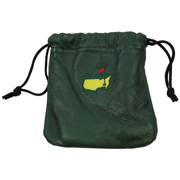 Masters Tournament Logo Dark Green Tie String Valuables Pouch