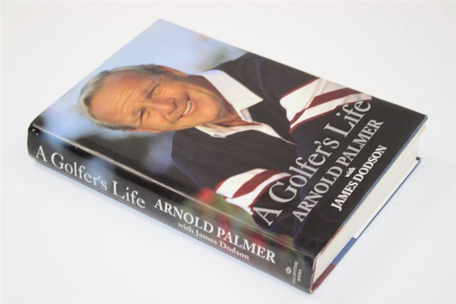 Arnold Palmer Signed 1999 'A Golfer's Life' 1st Ed. Book JSA AlOA