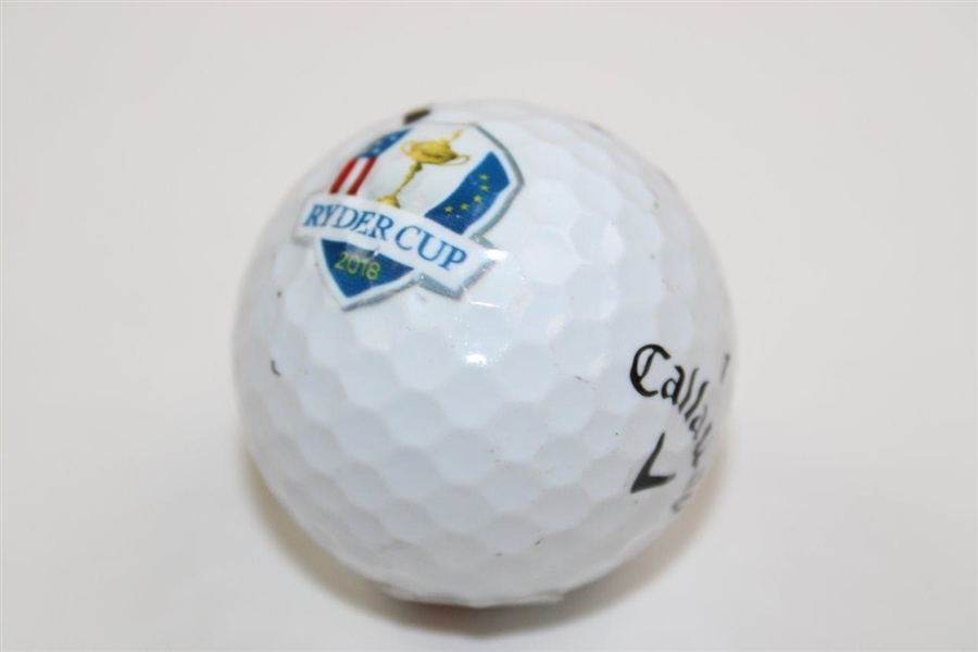 Jordan Spieth Signed Ryder Cup Logo Golf Ball PSA#AM10211