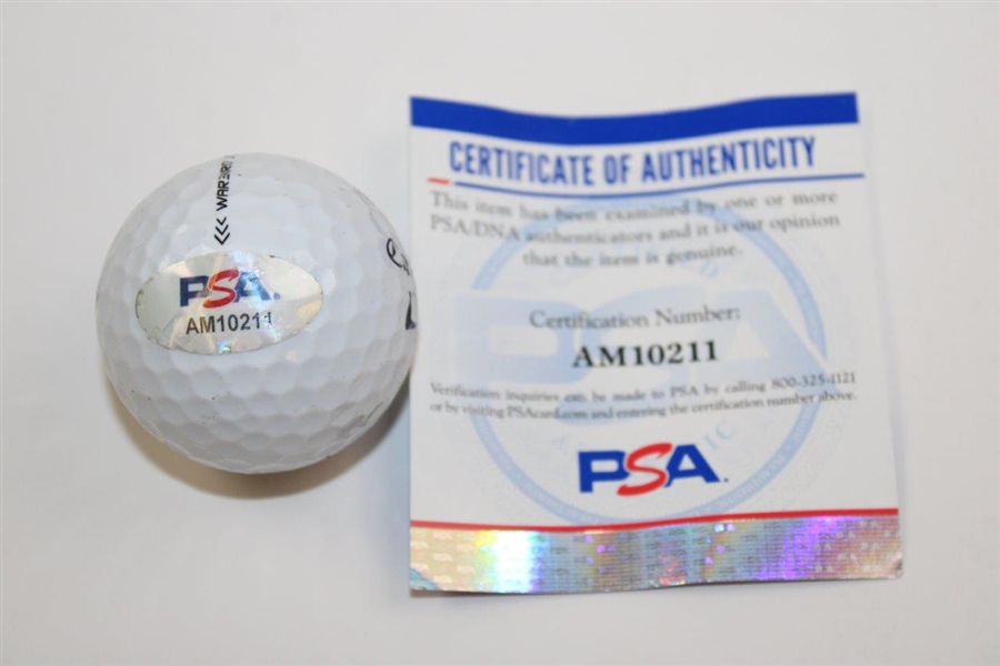 Jordan Spieth Signed Ryder Cup Logo Golf Ball PSA#AM10211