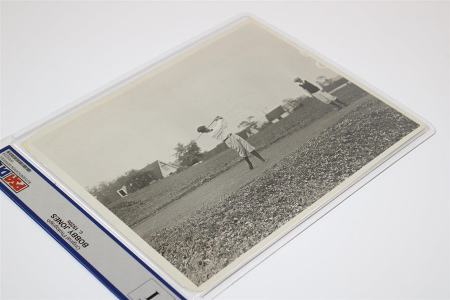 1922 Bobby Jones Follow Through on Tee Box Type 1 Photo PSA/DNA#1P05229