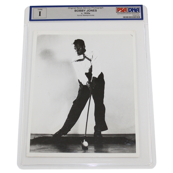 Late 1930'S Bobby Jones High Speed Swing Type 1 Photo PSA/DNA#1P02757