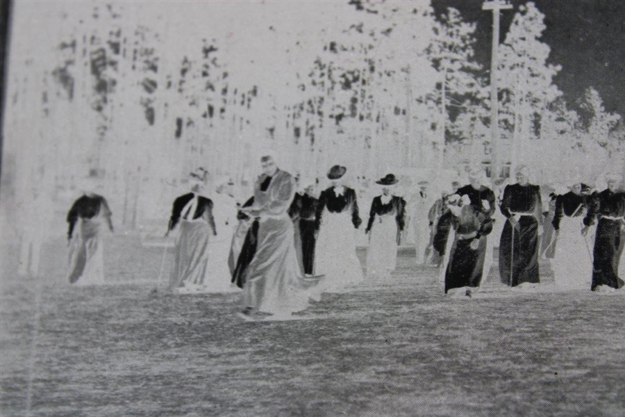 Negative Of Women Playing Golf Circa 1900