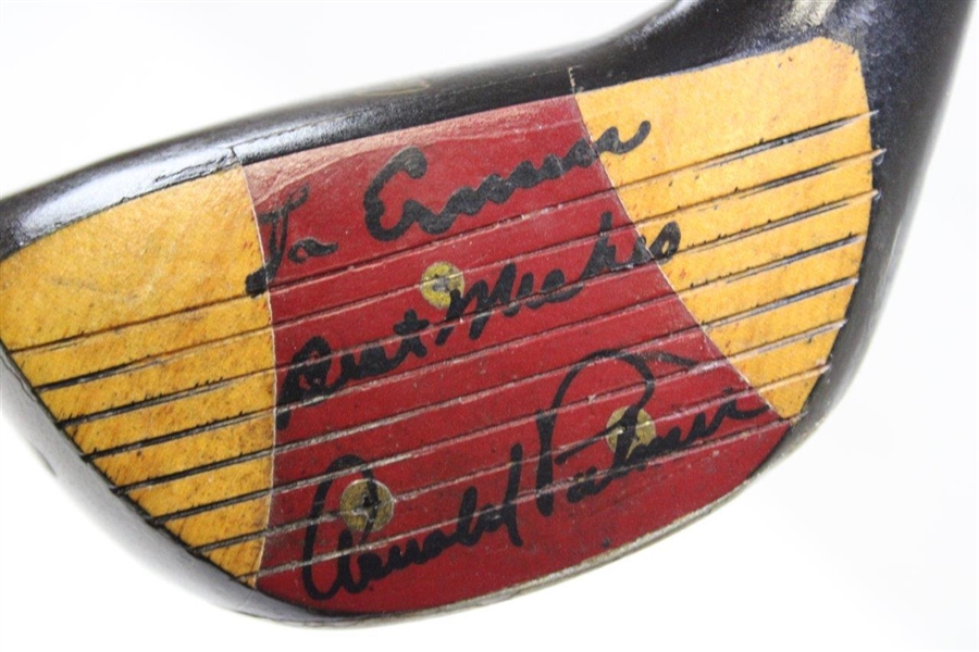 Arnold Palmer Game Used Personal Driver Gifted & Signed to Ermin Lucas JSA ALOA