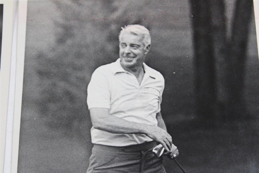 Joe Dimaggio 1979 Post Swing & Carrying A Golf Club Wire Photos