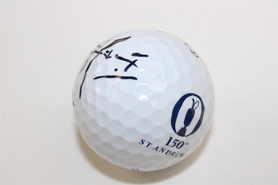 Champion Cam Smith Signed The 150th Open Logo Golf Ball JSA #AJ29373