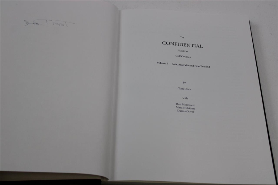 2018 'The Confidential Guide, Volume 5' 1st Edition Signed by Doak