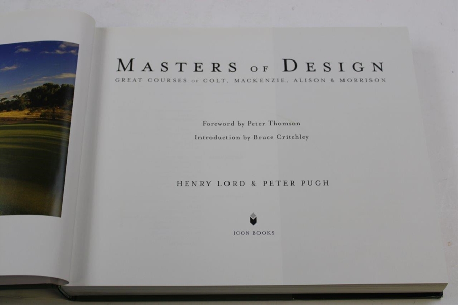 2009 'Masters Of Design' 1st Ed Book by Henry Lord & Peter Pugh