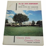 Arnold Palmer Signed 1960 US Open at Cherry Hills Official Program JSA ALOA