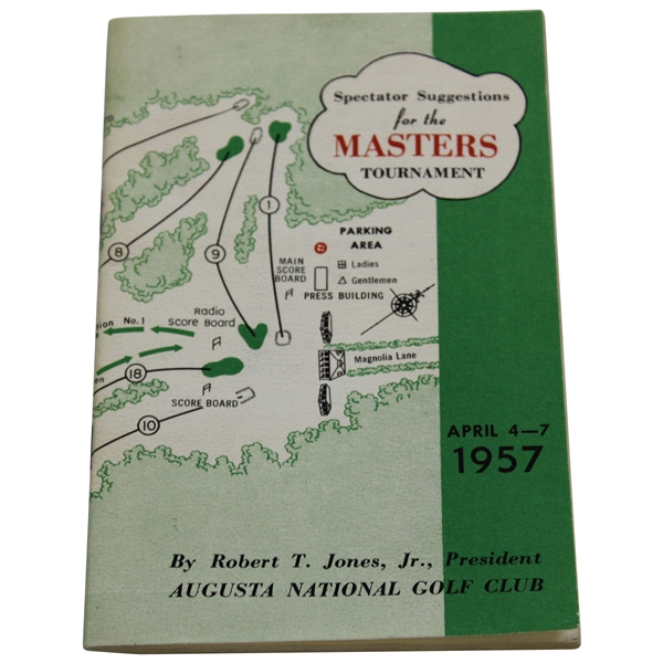 1957 Masters Tournament Spectator Guide