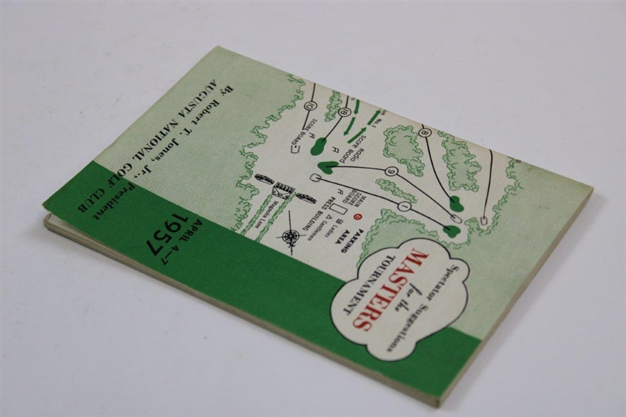 1957 Masters Tournament Spectator Guide