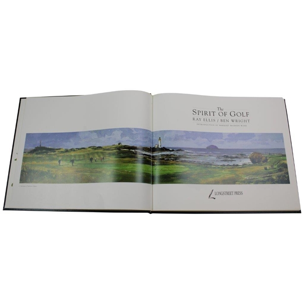 1992 'The Spirit Of Golf' 1st Ed Book Signed by Ellis & Ben Wright - #647/2000