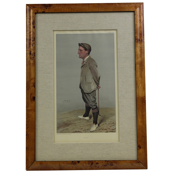 1903 Original Horace Harold Hilton Vanity Fair Print - Framed