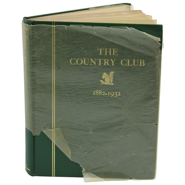 1932 'The Country Club 1882-1932' 1st Edition Book by Frederic Curtiss & John Heard