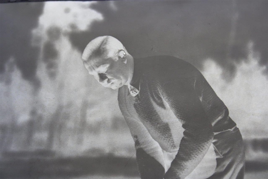 Walter Hagen Photo Negative with Developed Example