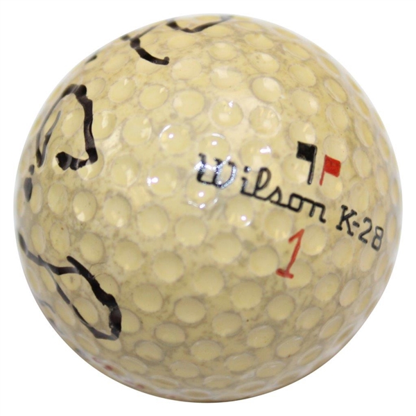 Henry 'H.G.' Picard Signed Wilson K-28 Logo Golf Ball JSA #YY19490