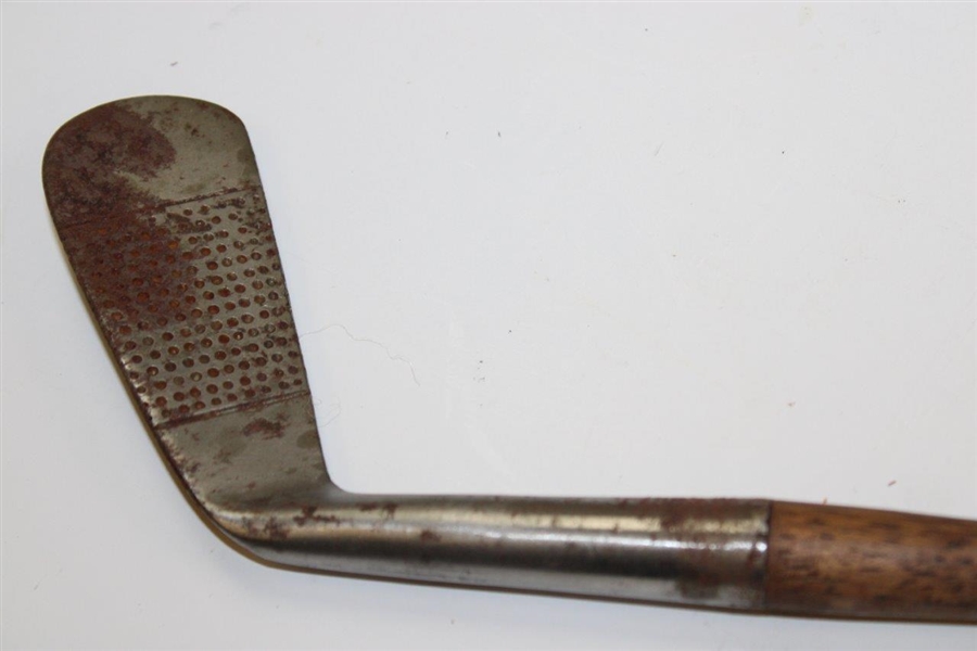 Replica A.L. Johnson & Co. Freddy Club with Shaft Stamp - Memorial Tournament Display