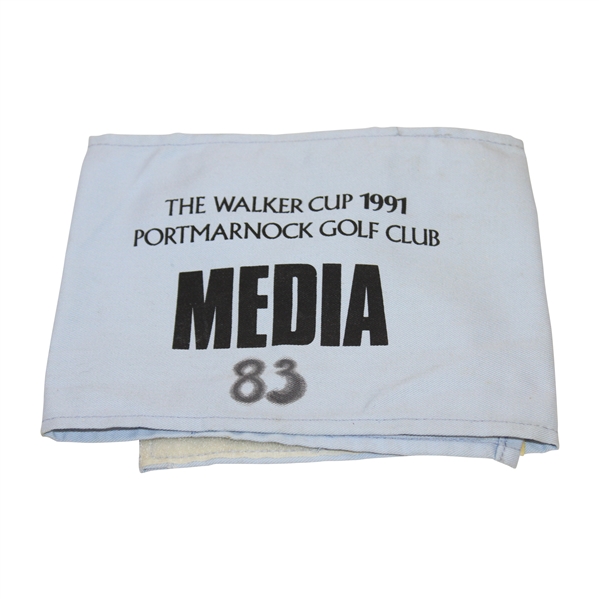 1991 The Walker Cup at Portmarnock Golf Club Media Armband #83
