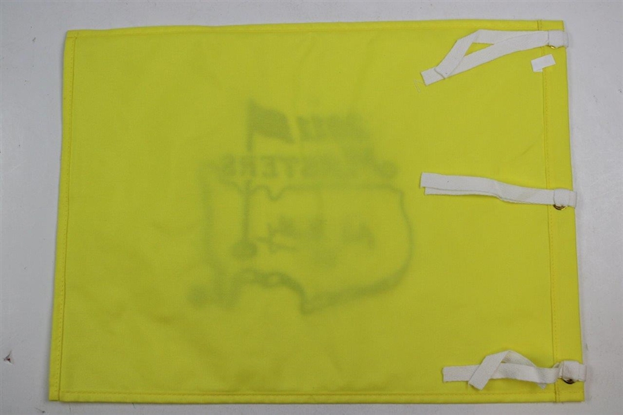 Bob Goalby Signed 2011 Masters Embroidered Flag with '68' JSA ALOA