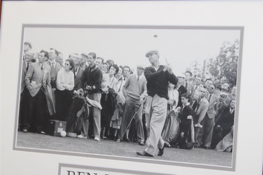 Ben Hogan Signed 1953 Open Champion Framed Display PSA #AN06409