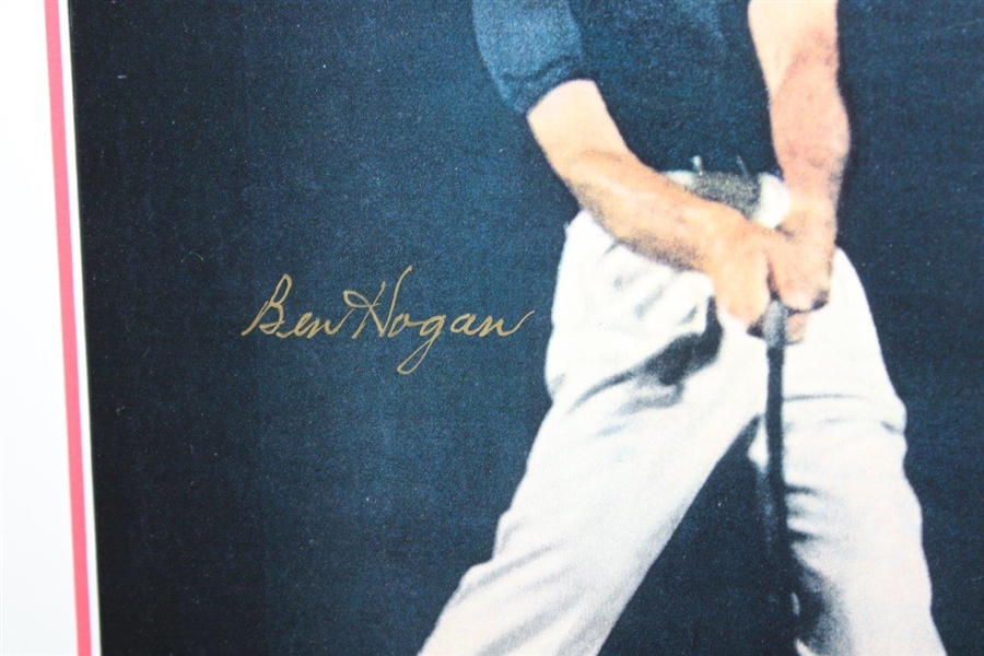 Ben Hogan Signed Mr. Hogan Photo & Life Magazine Poster PSA #AN06429 - Auto Grade 10