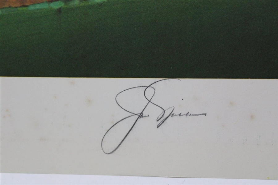Jack Nicklaus Signed Post Swing Artist Bob Peak 'Living Legends' Print #88/1000 PSA #AM60524