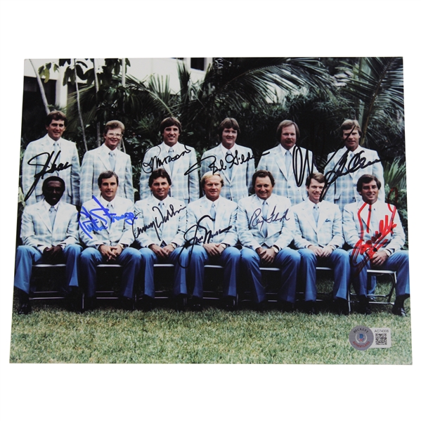 1983 Ryder Cup Team USA Signed Photo Beckett #AC74306