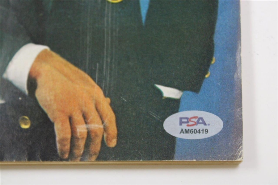 Jack Nicklaus Signed April 10th 1967 Sports Illustrated Magazine PSA# AM60419