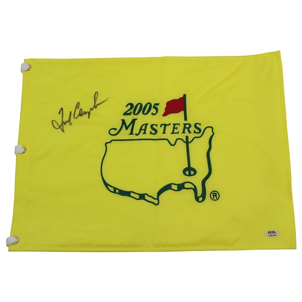 Fred Couples Signed 2005 Masters Embroidered Flag PSA#AM53669