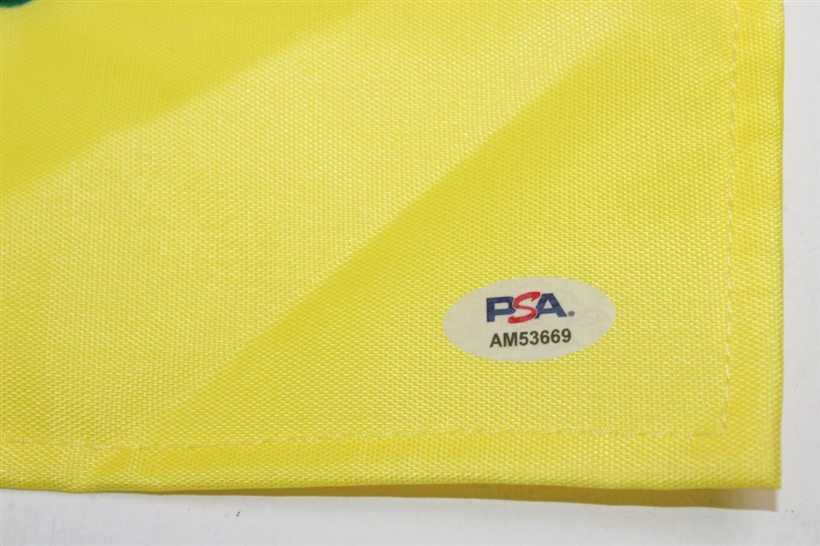 Fred Couples Signed 2005 Masters Embroidered Flag PSA#AM53669