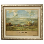 Perth - The Fair City - Scotlands Holiday Center Original Advertising Poster by William Miller Frazer