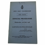 1946 The Open Championship at St. Andrews Official Program - Sam Snead Winner
