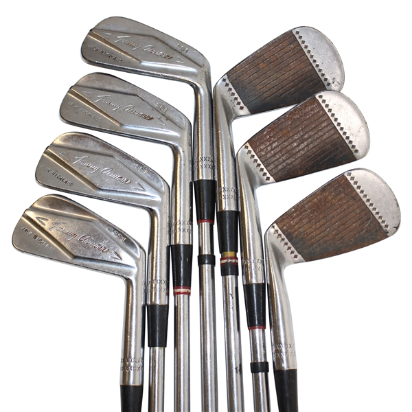 Jack Nicklaus' 1960's Match Used MacGregor Tommy Armour SS1 Irons - Given to Angelo (Letter)