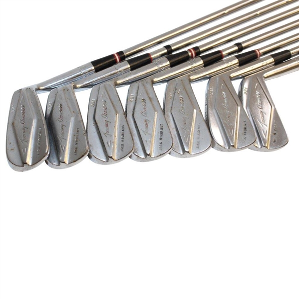 Jack Nicklaus' 1960's Match Used MacGregor Tommy Armour SS1 Irons - Given to Angelo (Letter)