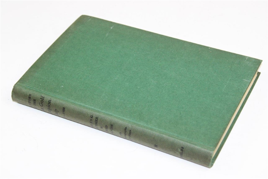 1952 'The Story Of The Open Golf Championship 1860-1950' by Charles Mortimer