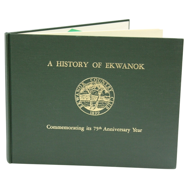 A History Of Ekwanok' Commemorating Its 75th Anniversary Year - 1974 