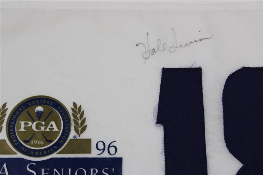 Champion Hale Irwin Signed 1996 Oldsmobile Seniors' PGA Championship Flag JSA ALOA