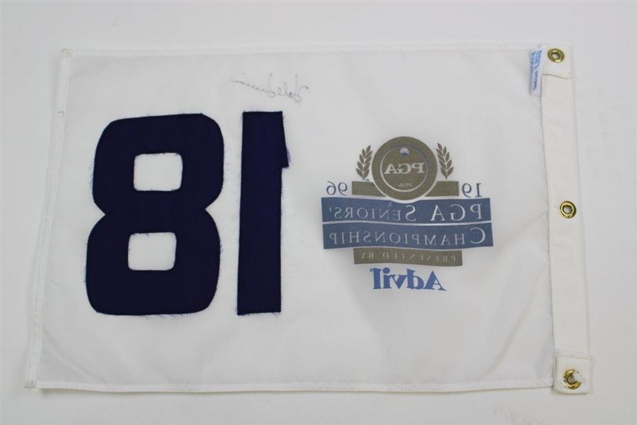 Champion Hale Irwin Signed 1996 Oldsmobile Seniors' PGA Championship Flag JSA ALOA