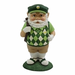 2016 Masters Tournament Ltd Ed Golfer Gnome w/Argyle Sweater in Original Box - 1st Gnome!