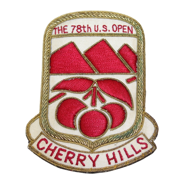 1978 US Open Cherry Hills Country Club Member Committee Coat Crest Badge